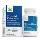 Terry Přirozeně štítné žlázy Care Plus - jód + L- Tyrosin, 60 Kapsle - Příplatek podpory štítné žlázy se selenem, Promotes Energy & Metabolismus - Non- GMO, Gluten- Free, Kosher - 30 Služeb