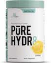 Čistá hydr8 Electrolyte Powder - Coconut Oncorhynchus Water Infused - 700 mg draslíku, 100 mg hořčíku, 80 mg sodíku - Cukrová bezcukrová citronáda