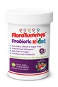 FloraTummys Kids Chewable Probiotic Prebiotics: Non- Dairy, Gluten & Sugar- Free, Peanut & Soy Free, Non- GMO, Tested & Free of Food Allergens, Vegan, Kosher, Berry Flavor (1 lahvička)