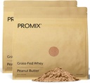 ProMix Nutrition Whey Protein Powder, Arašídové máslo - Grass- Fed & 100% All Natural - The Post Workout Fitness & Nutrition Shakes, Smoothies, Pečení a vaření recepty - 5 liber (balení po 2)