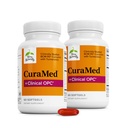 Terry Přirozeně CuraMed + Klinická OPC - Kurkumin s francouzským extraktem ze semen révy vinné - Brain, Prostate & Health Health Support - Dodatek s Ar-Turmerone - 60 Softgels (2 Pack)