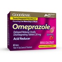GoodSense Omeprazol Zpožděné uvolnění Orálně Diintegrační tablety 20 mg, Strawberry Flavor, Rozpusťte Tabs, Léčí časté Heartburn, Kyselina reducer, Heartburn Medicine, 42 Tablety