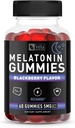 Melatonin Black Berry Gummies 5mg, noční spánková podpora Žvýkací doplněk 124; 60 Počet