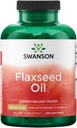 Swanson Flaxseed Oil (Omegatru) 1000 miligramů 200 Sgels
