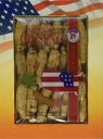 Hsu 's SKU 013244, Ginseng Half Short Medium Cultivated American Ginseng Roots (4 oz = 113 gm / Box), 013244, 0132.4