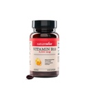 NatureWise Vitamin B12 5000 mcg - Extra Strength - Doplněk pro podporu energetických úrovní, Duševní jasnost, Nervový systém Zdraví - Easy- to- Polykat, Soy a gluten- Free, Non- GMO - 60 Softgels