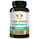 Spore Supreme spore based probiotic 120 Capsule x 10 bilion / 4 Stuin Formule - 4 Měsíční zásoba - Není potřeba žádná perforace, Acid Resistant Strains, Dairy Free