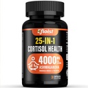 Cortisol Zdravotní dodatek, 25- in-1 Cortisol Reducer pro ženy a muže, Cortisol doplňky pro s Ashwagandha, Rhoddiola Rosea, L- Theanine, 3 Kapsle