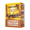 Quantum Energy Square: Energy Bar s kofeinem & 10g protein. Delicious Health Snack On The Go. (Vegan, gluten- free, Soy- free, Dairy- free) (Caffe Mocha Almond Chip)