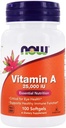 Nyní Potraviny - Vitamin A 25000 IU - 100 Softgels