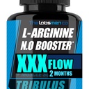 L Arginin Nitric Oxide doplňky pro muže - Happy Wife, Happy Nights Nápověda zvýšit krevní oběh, Muscle Pump Pre Workout, Mužské Endurance w / Tribulus - 2 Mons