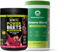 Amazing Grass Green Bend Superfood: Super Green Powder Smoothie Mix for Boost Energy, 60 Serving & Nature Fuel Power Beets Powder, Beet Root Powder, Support Natural Energy, 60 Servings