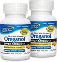 Severní Amerika Herb & Spice Super Strength Oreganol P73 - Balení 2, 60 Softgels - Podpora imunitního systému - Vegan Friendly Wild Oregano - Non- GMO - 120 Celkem