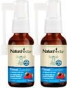 NaturaNectar - Bee Propolis Throat Spray - Unique Throat Relief and Wellness Agent - Brazilská Bee Propolis Throat Guardian Spray - Etické Beekeeping - Honey Bee Berry Flavor (2-Pack, 1.06 Fl Oz.)
