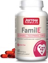Jarrow Vibras Famil- E - Promotes Heart & Cardiovaskulární zdraví - Obsahuje všech osm členů rodiny vitaminu E - bohaté na gama Tocopherol & Tocotrienols - 60 Softgels