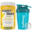 Bellway Super Fiber Powder + Ovoce, Ananas Passion Ovoce Shaker Lahve Bundle