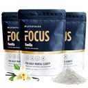 Vanilla MCT Oil 3-Pack - Zvýšení energie a jasnosti - MCT Powder + Nootropics + Adaptogeny pro zvýšení kávy Zkušenosti - Keto, Vegan, 0 Cukr - s Taurin, L-Tyrosin, Rhoddiola & Více