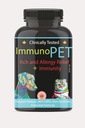 Itchy Skin Relief for Dogs and Cats - Hot Spot Relief - Pet Alergics Support - Cat and Dog Skin and Coat Supplement - Pet Imunity Support - 60 Caps