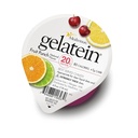 Želatinový ovocný punč: 20 gramů proteinu. Bez cukru. Ideální pro čistou tekutou stravu, problémy s polykáním, bariatrickou, dialýzu a onkologii. Skvělá před nebo post- cvičení občerstvení. (12 balení)...