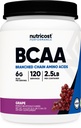 Nutricost BCAA Powder (Grape, 120 Servings) - gluten Free, Non-GMO, Vegetarian, Optimal 2: 1: 1 Poměr