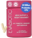 Kompletní menopauza Vitamíny - Ashwaghanda, Probiotika, ACV pro hubnutí, Hot Flashs, Noční poty, Bloat, Hormon Balance - Vegan 60 Caps Menopauza doplňky pro ženy Non- GMO