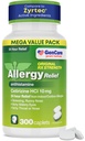 GenCare - Cetirizin HCL 10 mg (300 kapslí) - 24 hodinová antialergie Relief pilulky - Non Drowsy Genericky OTC alergie Medikace - Antihistaminika pro vyžírání, Runny Nose & Itchy Eyes - Generic Zyrtc