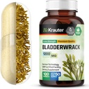 Bladderwrack Kapsle 1200 mg - 100 Počet - Vzorec z přírodního mořského zdroje jódu - Vegan Bladderwrack Powder Caps