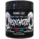 Šílený Labz Psychotic Black Edition Mid Stimulant Pre Workout Powder, Energy Focus čerpadla, Naložené s creatine Beta Alanine Tauine Fueled by AMPiberry, 35 Služeb (Gummy Candy)