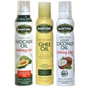 Mantova Keto Spray Oil Set (Avocado, Ghee, Coconut MCT Olej), balení po 3 ks