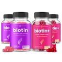 NutraChamps Biotin & Biotin +. Kompletní duo pro vlasy, kůži a nehty. Biotin, kolagen, keratin & Více