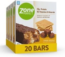 ZonePerfect Protein Bars, 13g Protein, 16 Vitamíny & Minerály, Protein Snack, Fudge Graham, 20 Bary