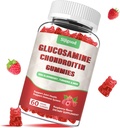 Enhanced Glucosamine Chondroitin Gummies s MSM pro dospělé - Extra- Strength Joint Health & Flexibility, Antioxidant & Imunitation Supplement, 60 Count