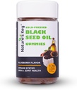 Příroda je Klíč Black Seed Oil Gummies, Podpora imunity, Spony, Digestion, Vlasy & Kůže 124; Cold- Pressed, s 200mg Nigella Sativa Seed Oil, Vitamin C, Zázvor, Pomegranát (Blueberry Flavor 120 Počet)