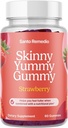 Santo Remedio, Entalla, Skinny Yummy Gummy, Nutriční dodatek, Gumový Fiber pro stravovací Gut Support, 60 Fiber & Prebiotic Gummies, Strawberry Flavor, 30 Služeb