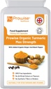 Organický kurkumin 720mg - 120 Kapsle 124; Organické kurkumy a černé pepř Kapsle vysoká síla 124; Veganské a Vegetariánské Kurkumové doplňky