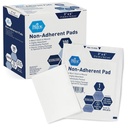 MED PRIDE Sterilní Non Stick Pads for Wound Care and Wounds, Highly Absorbent, Bezbolestné odstranění, Individuálně zabalené (3x4 Inch (Balení po 100))