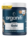 Organifi: Zlato - Superfood Supplement Powder - 30 Služeb - Podpora stresu, lepší odpočinek, relaxace a podněty Restful Sleep - Kurkuma a Reishi Infuze