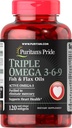 Puritan 's Pride Triple Omega 3-6-9 Fish & Flax oleje
