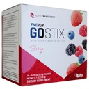4Life Energy Go Stix, Zdravý energetický nápoj Mix, Kofein z Guarana, Maca, Yerba Mate a Green Tea Leaf Extract, Berry Flavor - 30 Packets