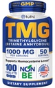 Tuthi TMG dodatek - 1000mg Trimethylglycin - Betaine Amino Acid for Cardiovactical Support and Health Homocysteine Levels - 100 Vegan Tablety - Gluten- Free, Non- GMO - Made in USA