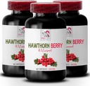 antioxidant bobule směs - HAWTHORN BERRIES EXTRACT - hawthorn bobule antioxidant, hawthorn extrakt doplněk, bobule doplněk, hawthorn bobule pro kůži, energetické doplňky pro ženy 3 Bot 180 Caps