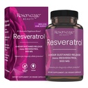 Rezervace Beauty, Resveratrol 500 mg, Antioxidant dodatek pro srdce a buněčné zdraví, podporuje zdravé stárnutí a imunitní systém, Paleo, Keto, 30 Kapsle