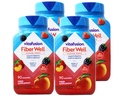 VitaFusion, Fiber Well Gummies, Fiber Supplement, Assort Flavors - 90 gummies, balení po 4