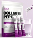 2X Boost kolagen Peptidy Prášek pro kůži Hair nehtové spony zdraví, Ultra vysoká absorpce kolagen prášek s hydrolyzovaný typ 1 & 3 + VC, Neochucené kolagen doplňky pro ženy a muže, 30 Služební