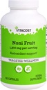 Vitacost Noni Fruit - 1 300 mg na porci - 180 Kapsle
