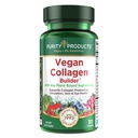 Vegan Collagen Builder - Organic All Foods Fruits + Veg, Silica, Lutein, Vitamin C, Biotin, Grape Seed - Amino Acids Glycine, Lysin + Proline Collagen Boosters (30 Služeb, tablety)