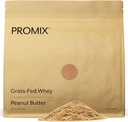 ProMix Nutrition Whey Protein Powder, Arašídové máslo - Grass- Fed - The Post Workout Fitness & Nutrition Shakes, Smoothies, Pečení a Vaření recepty - Gluten- Free & Keto- Friendly - 2.5 Pound (Balení po 1)