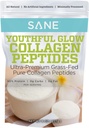 SANE MD - Mladistvý Glow Vital Collagen Powder - Organic Grass Fed Bovine Hydrolyzed Collagen Peptides Powder for Hair, Nails, Skin & Joint Health - NSF Certified - 37 Servings