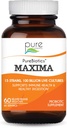 PURE ESSENCE LABS Maxima Probiotika 100 miliard CFU - muži a ženy Probiotický dodatek pro lepší stravení - 15 Strany pro imunitní podporu a stravitelné zdraví (60 Kapsle)