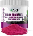 AKI Berry Sexbomba - Acai, Elderberry & Blueberry Blend (5.3oz / 150g) - Přináší dohromady Ideální Berries vytvořit výživné, příchutné a pohodlné Superfood - Vegan Friendly & gluten zdarma